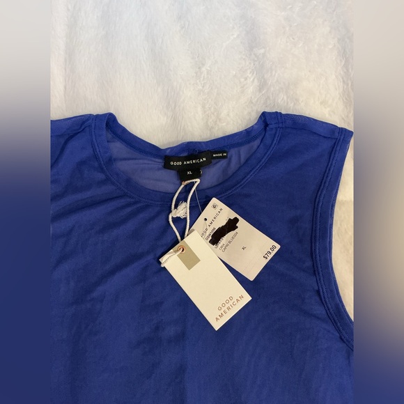 Blue Sleeveless Women's Top - Picture 5 of 8